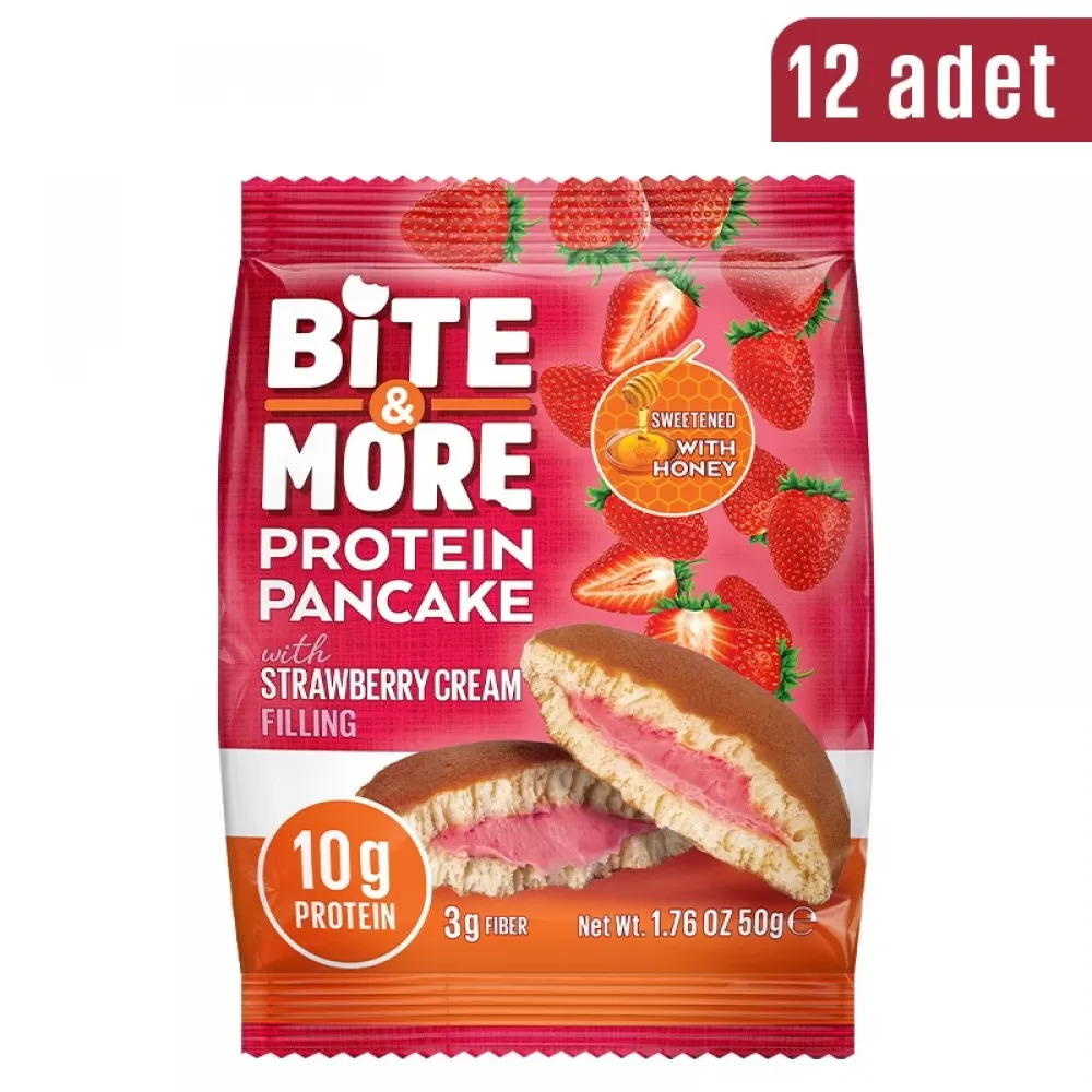 Right Bite Protein Pancake (50 g) 12 Adet Çilek