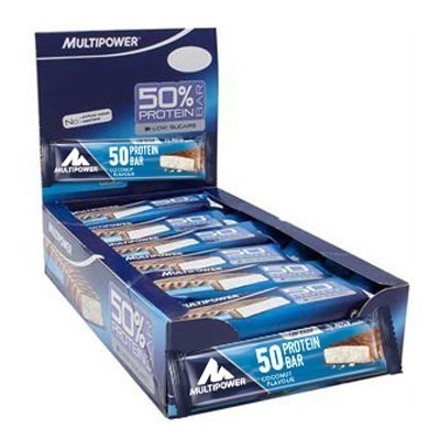 Multipower %50 Protein Bar 50gr 20 Adet  (Hindistan Cevizi)