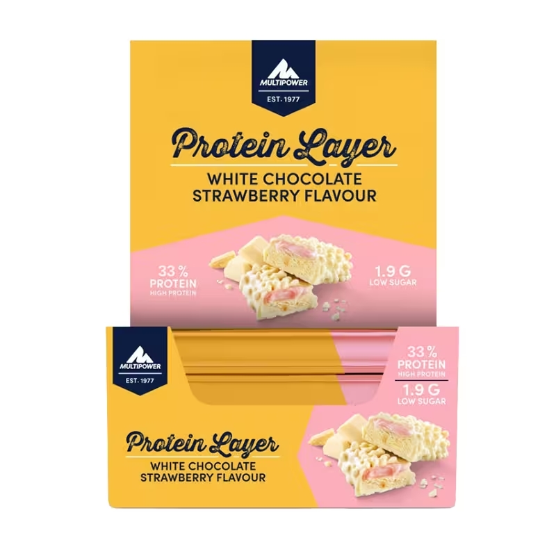Multipower Protein Layer 50 Gr 18 Adet (Beyaz Çikolata&Ahududu)