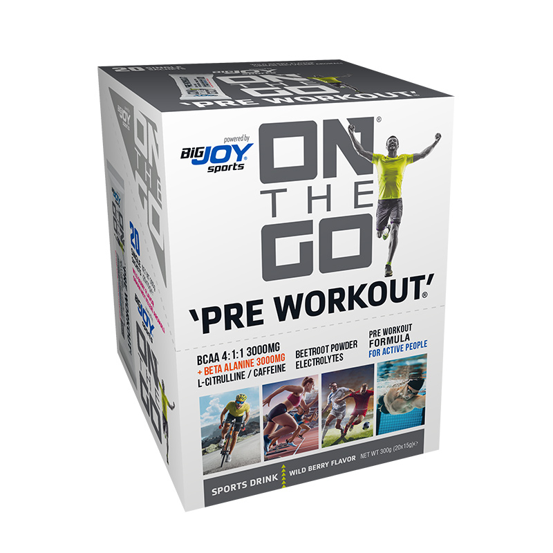 On The Go Pre Workout 300 Gr - 20 Paket (Orman Meyve)