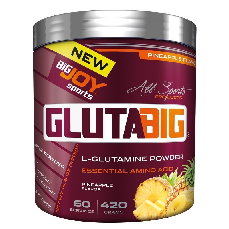 Big Joy Glutabig % 100 Glutamine Powder 420 Gr (Ananas)