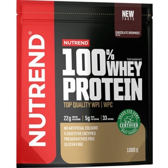Nutrend %100 Whey Protein 1000 gr (Çikolata Browni)