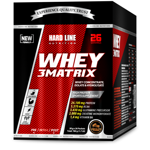 Hardline Whey 3 Matrix 30Gr -26Paket