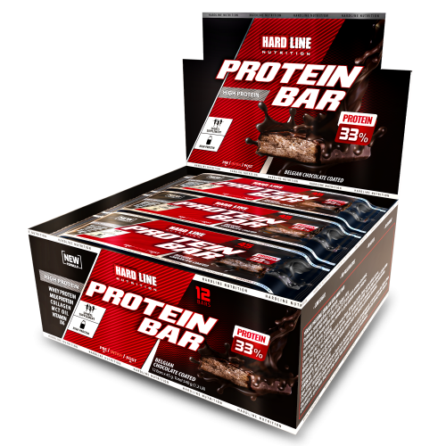 Hardline Protein Bar 45g x 12