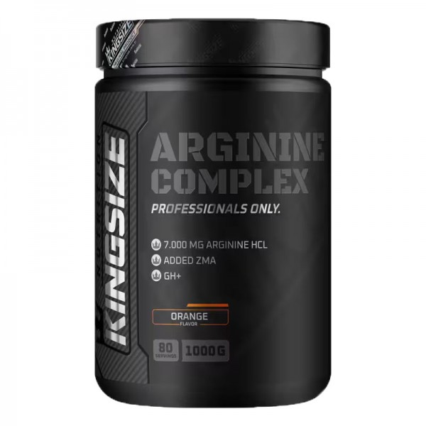 KİNGSİZE Nutrition Arginine Complex Powder 1000 g (Portakal)