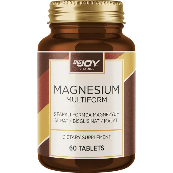 Bigjoy Vitamin Multiform Magnezyum Kompleks (60 Tablet)