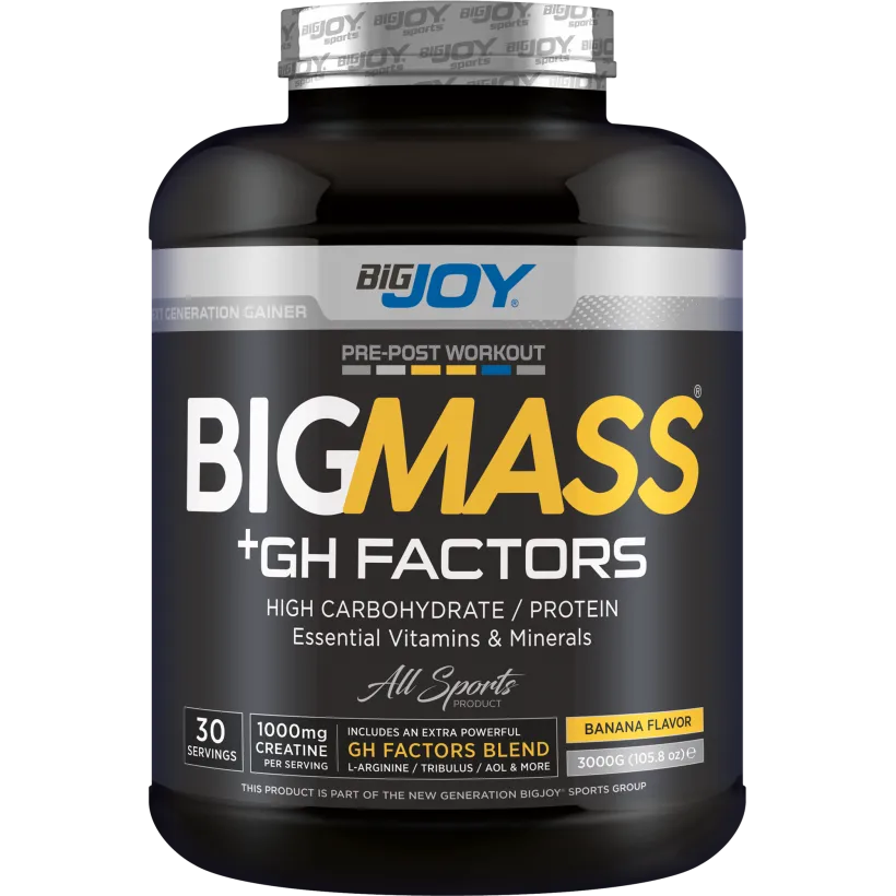 BİG JOY BİG MASS + GH FACTORS 3000 GR (Muz)