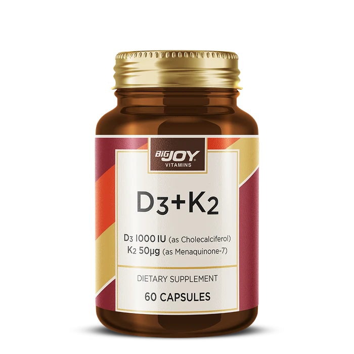 Big Joy Vitamin D3+K2 60 Kapsül