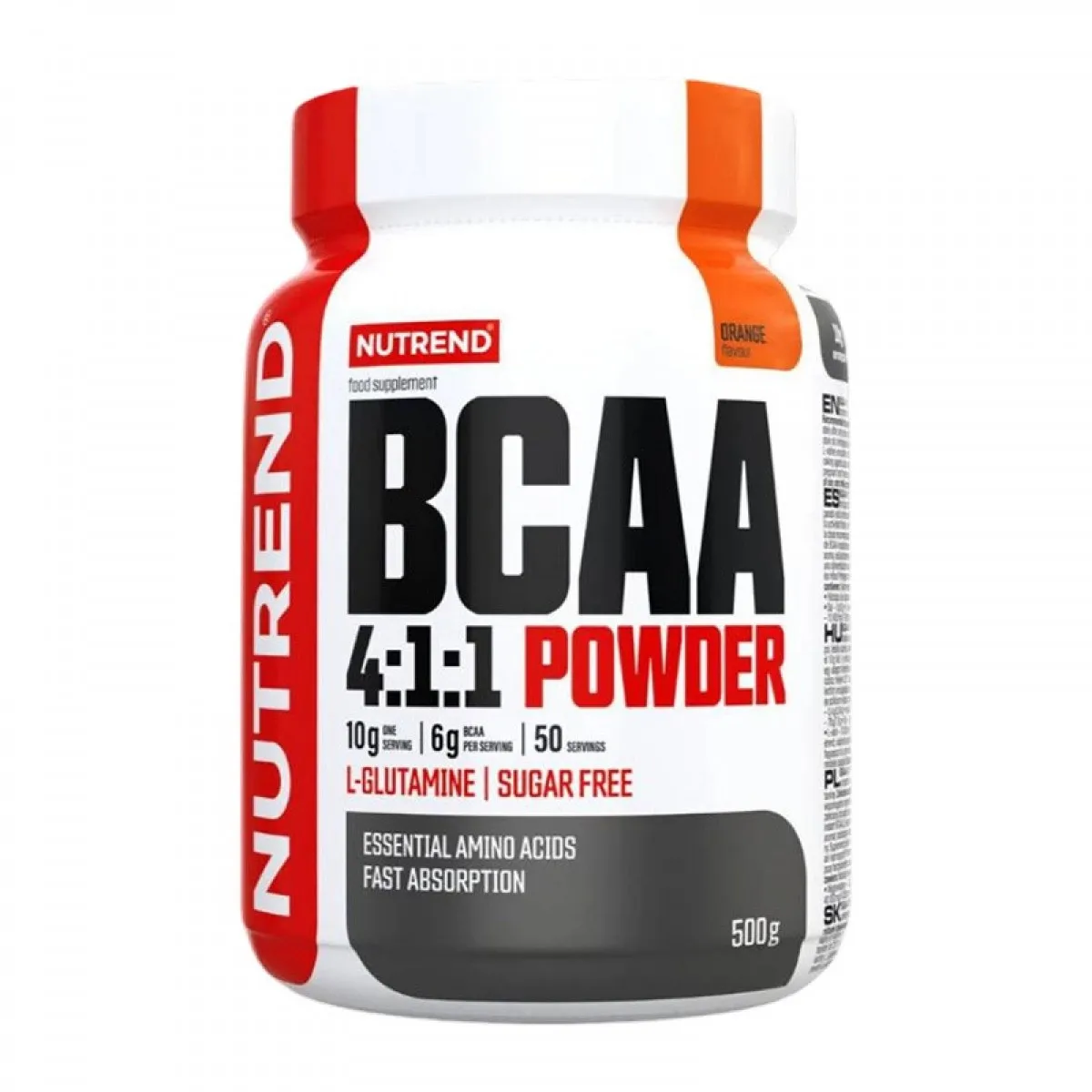 Nutrend Compress BCAA 4:1:1 500gr (PORTAKAL)