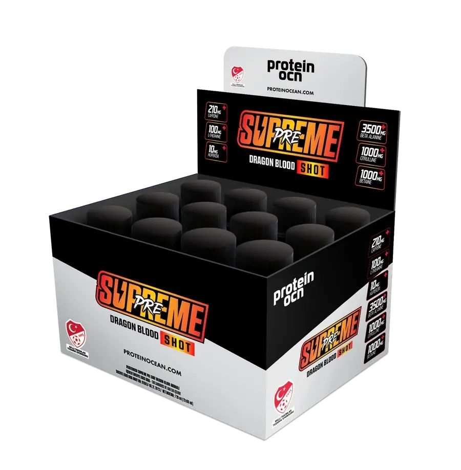 Protein Ocean Pre-Workout Supreme Shot 60 ml (12 Adet)