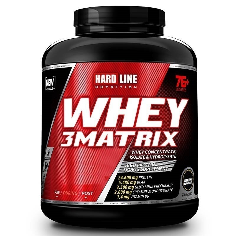 Hardline Whey 3 Matrix 2300 Gr (Muz)