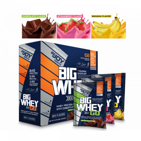 BigJoy Big Whey Go Protein 2070 Gr 68 Saşe (MIX)