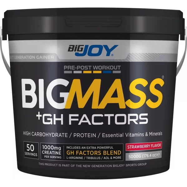 Big Joy Big Mass +GH Factors 5000 Gr (Çilek)