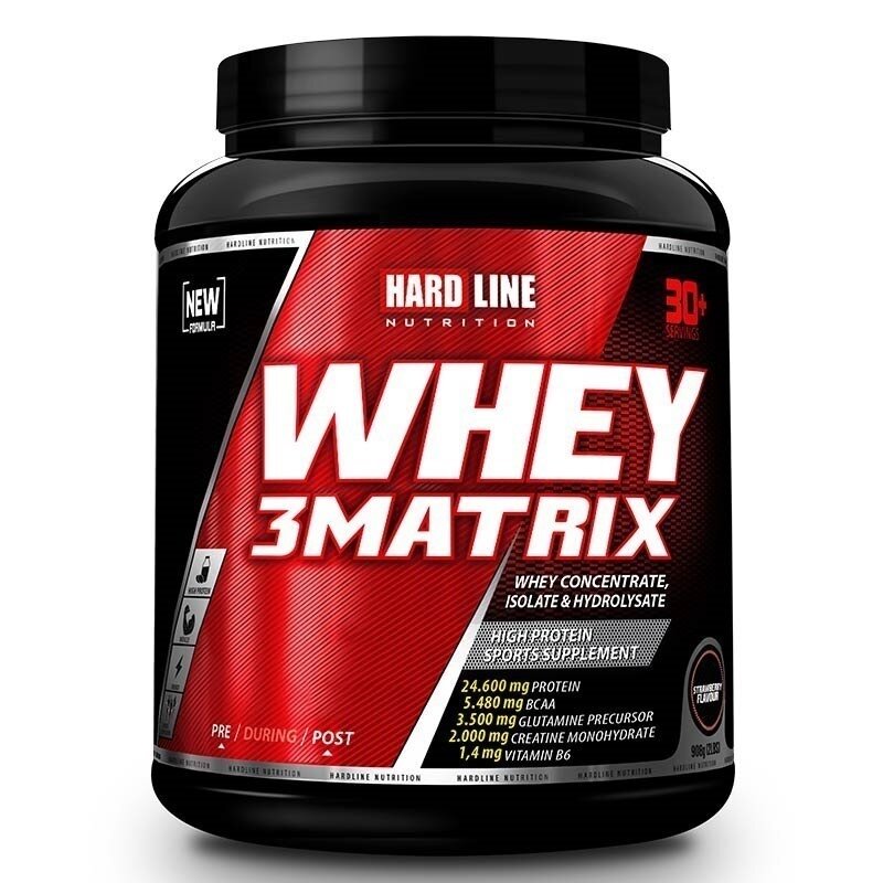 Hardline Whey 3 Matrix 908 Gr (Çilek)