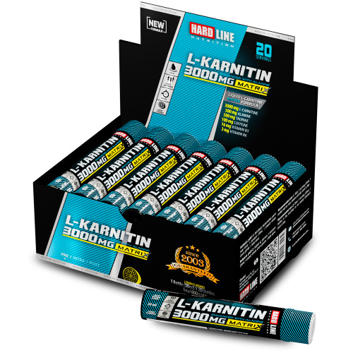 Hardline L-Karnitin Matrix 3000 Mg 20 Shot