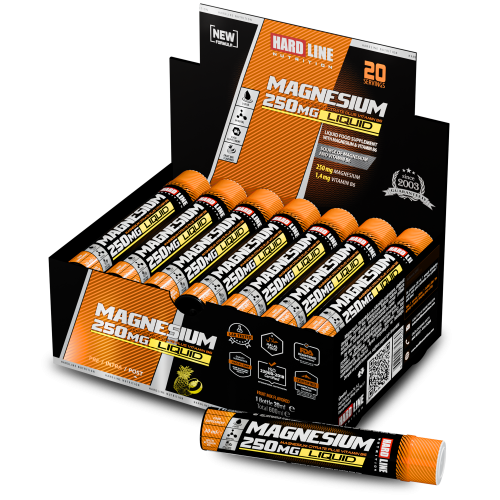 Hardline Magnesium Liquid 250 Mg 20 Adet (30 Ml)