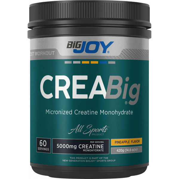 CreaBig %100 Micronized Creatine Monohyrdrate Powder 420gr (Vişne)