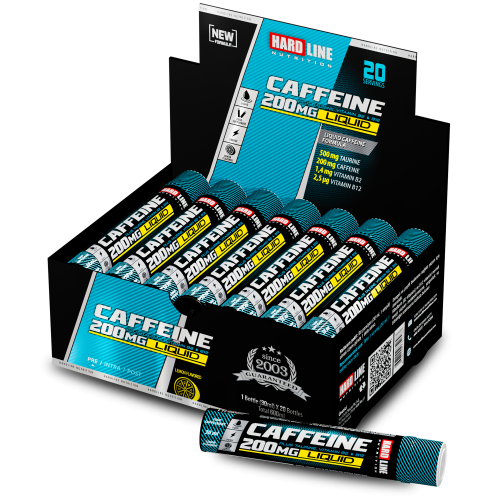 Hardline Caffeine 200 mg Liquid 20 Adet (30 ml)