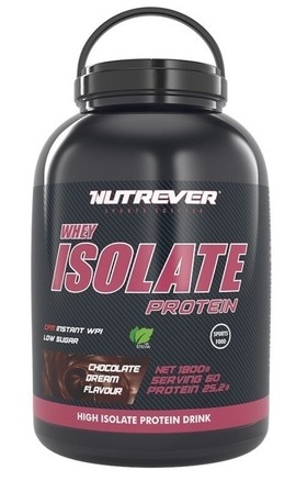 Nutrever Whey Isolate Protein 900 g (Çikolata)