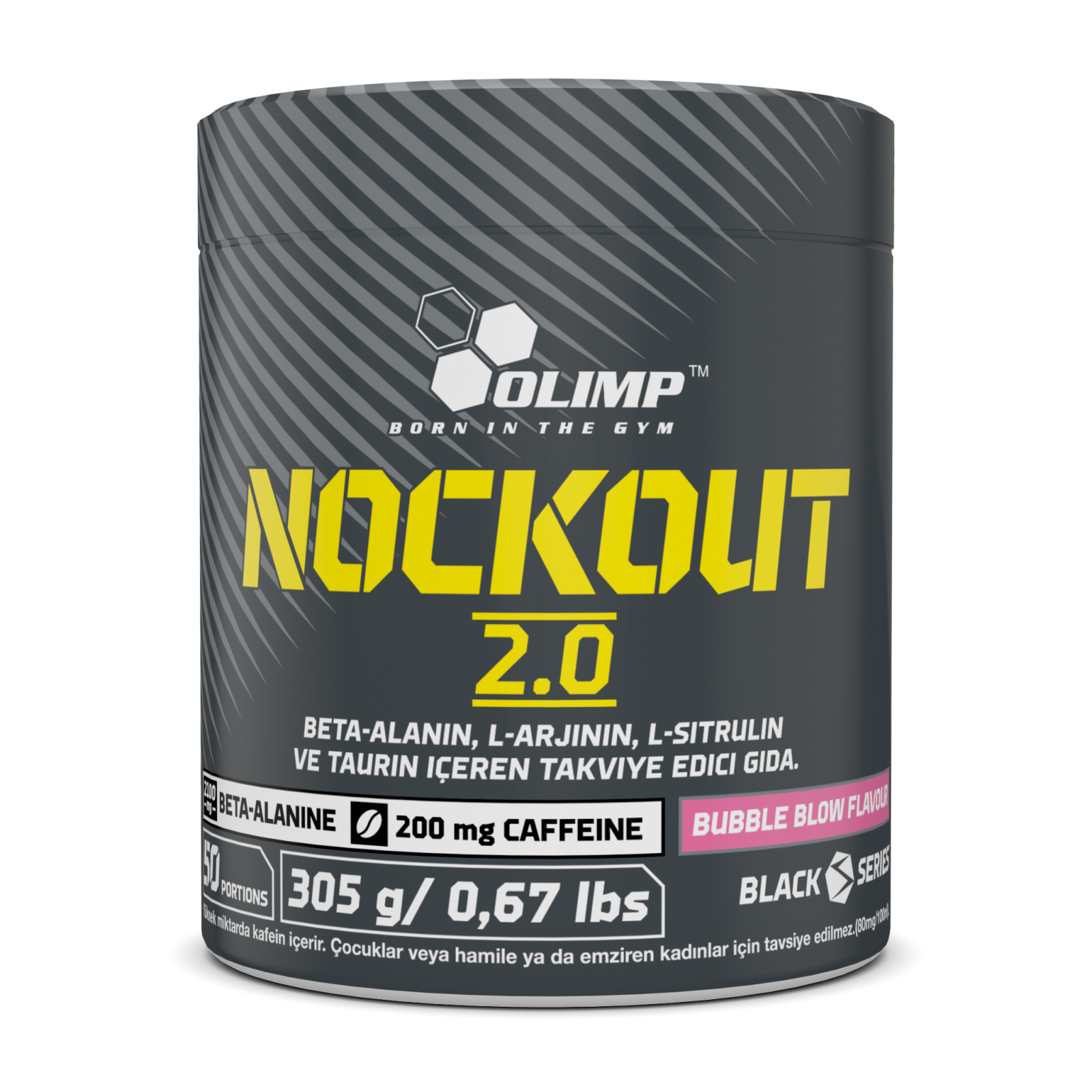 Olimp Nockout 2.0 Pre-Workout  305 Gr (Bubble Blow-Sakız)