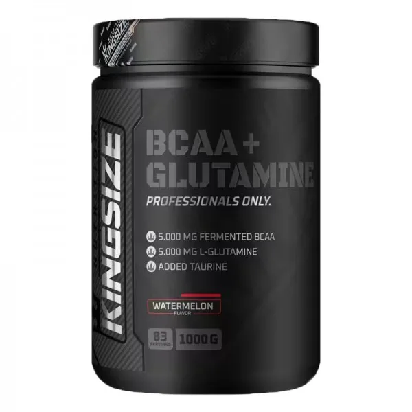 Kingsize Nutrition Bcaa + Glutamine Powder 1000 GR
