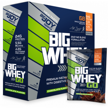 BigJoy Big Whey Go Protein 2070 Gr 68 Saşe (Çikolata)