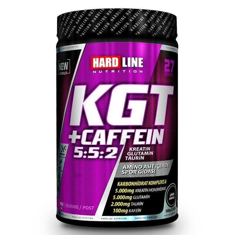 Hardline KGT +CAFFEIN 5:5:2 1000 Gr (Limon)